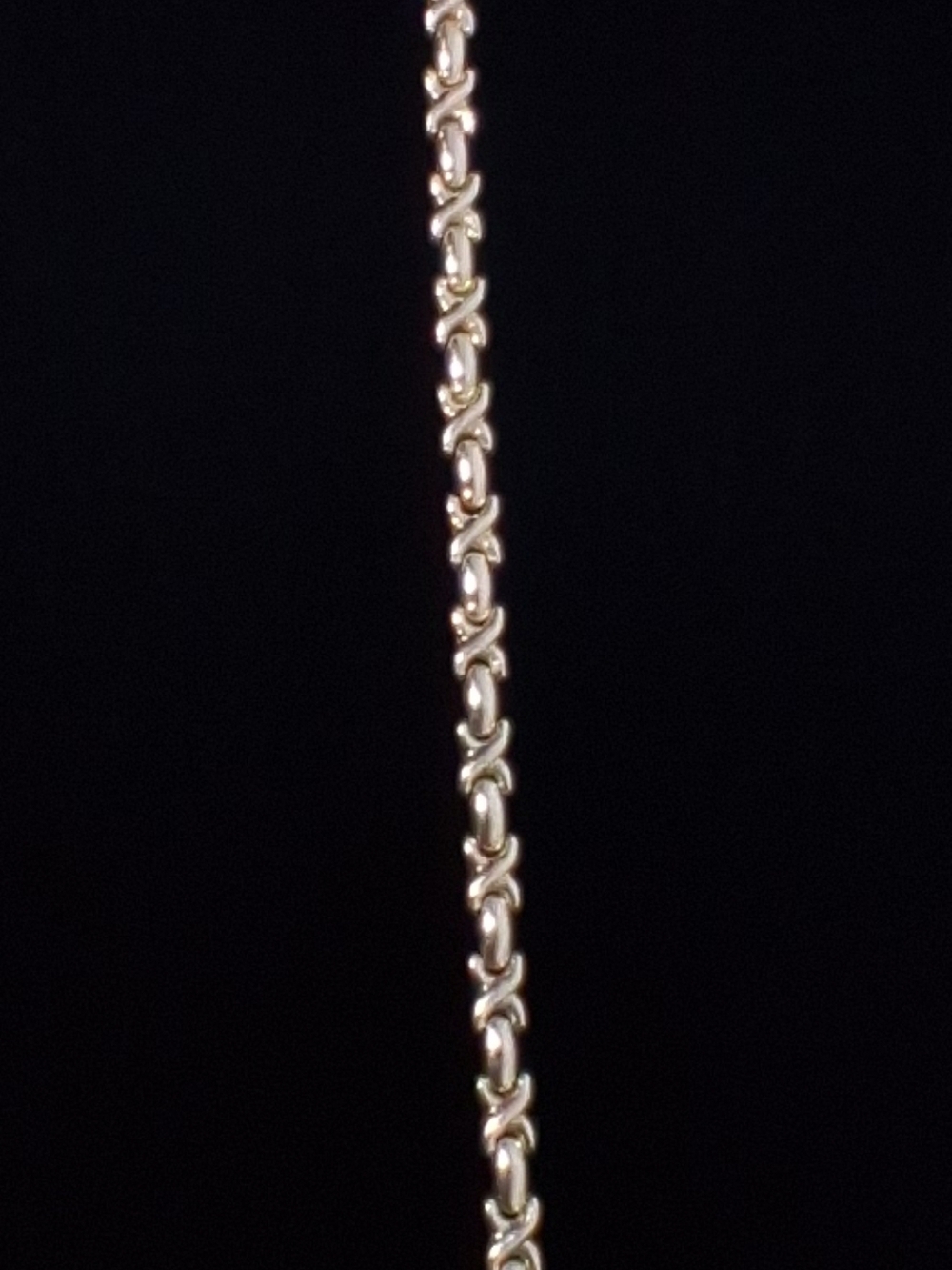 Milor 925 sterling silver x link bracelet 7.5"